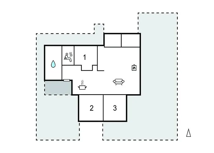 펜션 Beautiful In Bjert With Sauna *